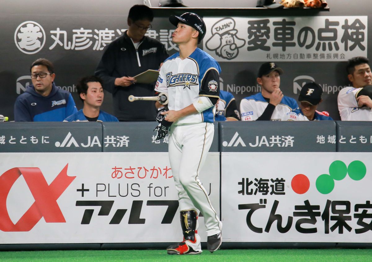 ▲日本火腿鬥士隊外野手王柏融。（圖／記者葉政勳攝 , 2019.03.29）