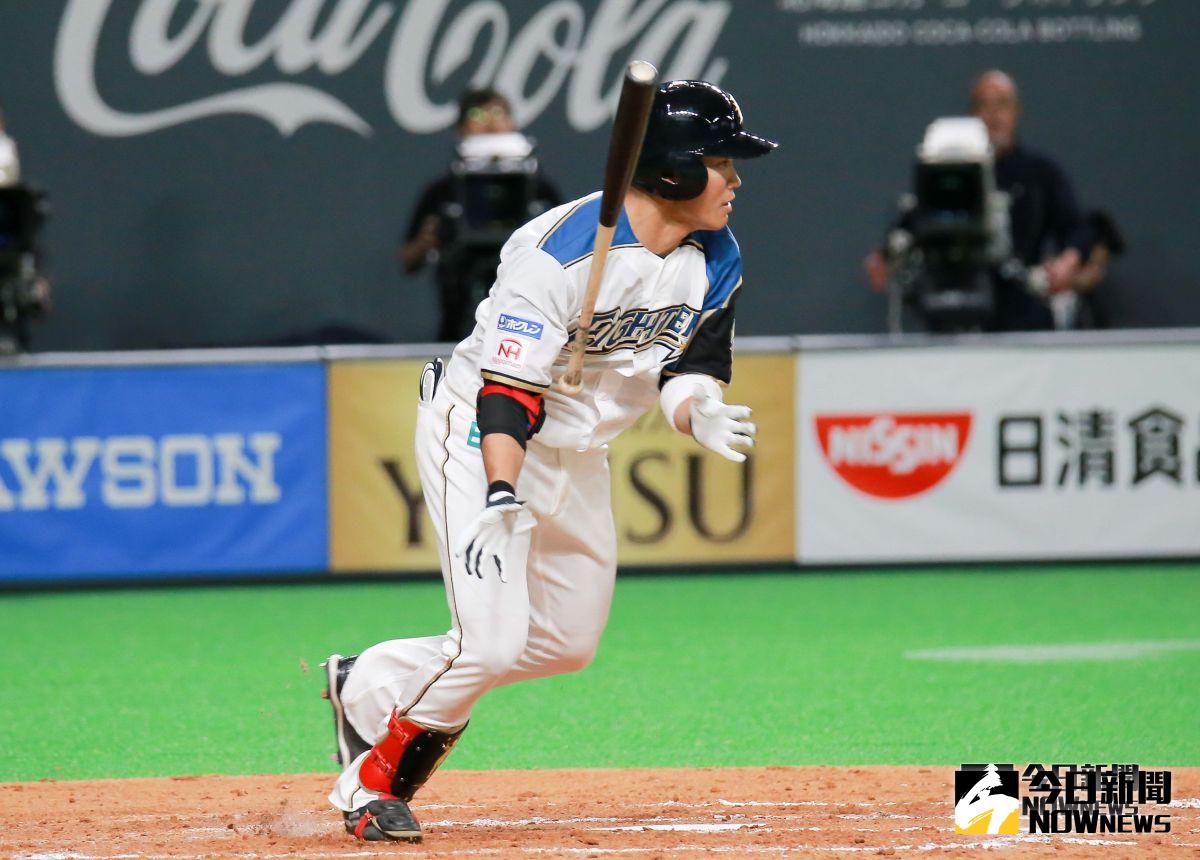 ▲日本火腿鬥士隊外野手王柏融。（圖／記者葉政勳攝 , 2019.03.29）