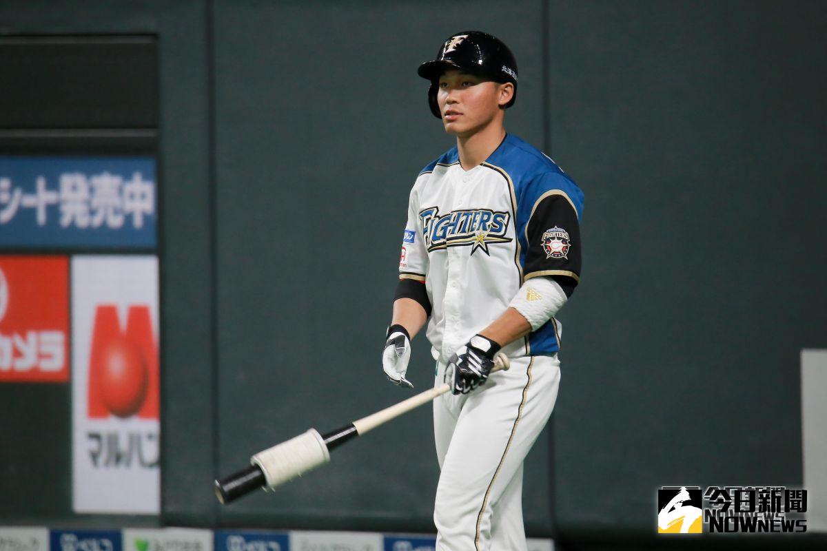 ▲日本火腿鬥士隊外野手王柏融。（圖／記者葉政勳攝 , 2019.03.29）