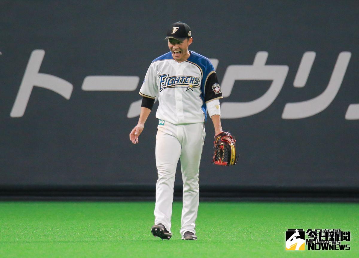  ▲日本火腿鬥士隊外野手王柏融。（圖／記者葉政勳攝 , 2019.03.30）