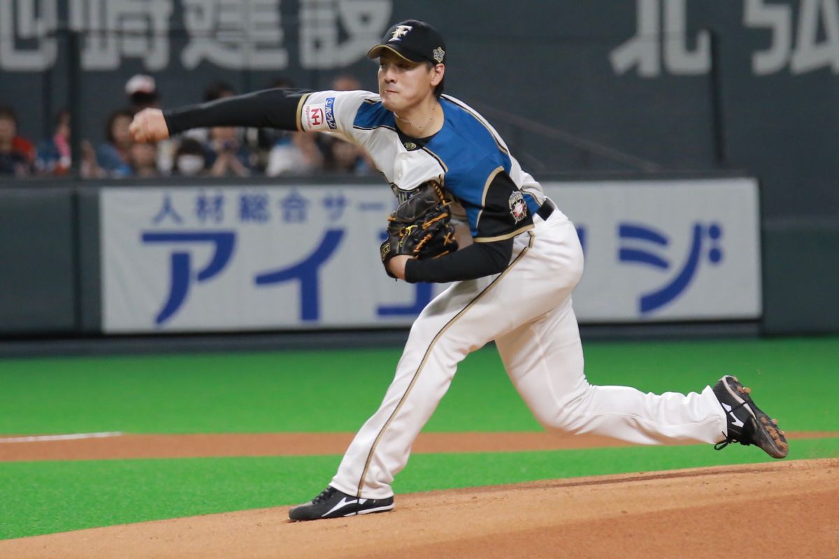 ▲火腿先發有原航平。（圖／葉政勳攝）
