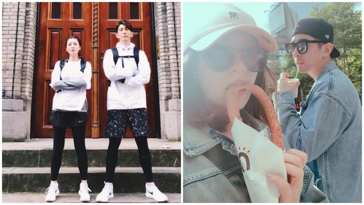 ▲來學學賈靜雯和修杰楷兩人的潮帥夫妻裝扮。（圖／賈靜雯AlyssaChia臉書）