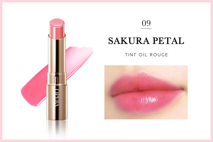 ▲OPERA Lip Tint 渲漾水色唇膏#09 SAKURA PETAL櫻花。（圖／OPERA）