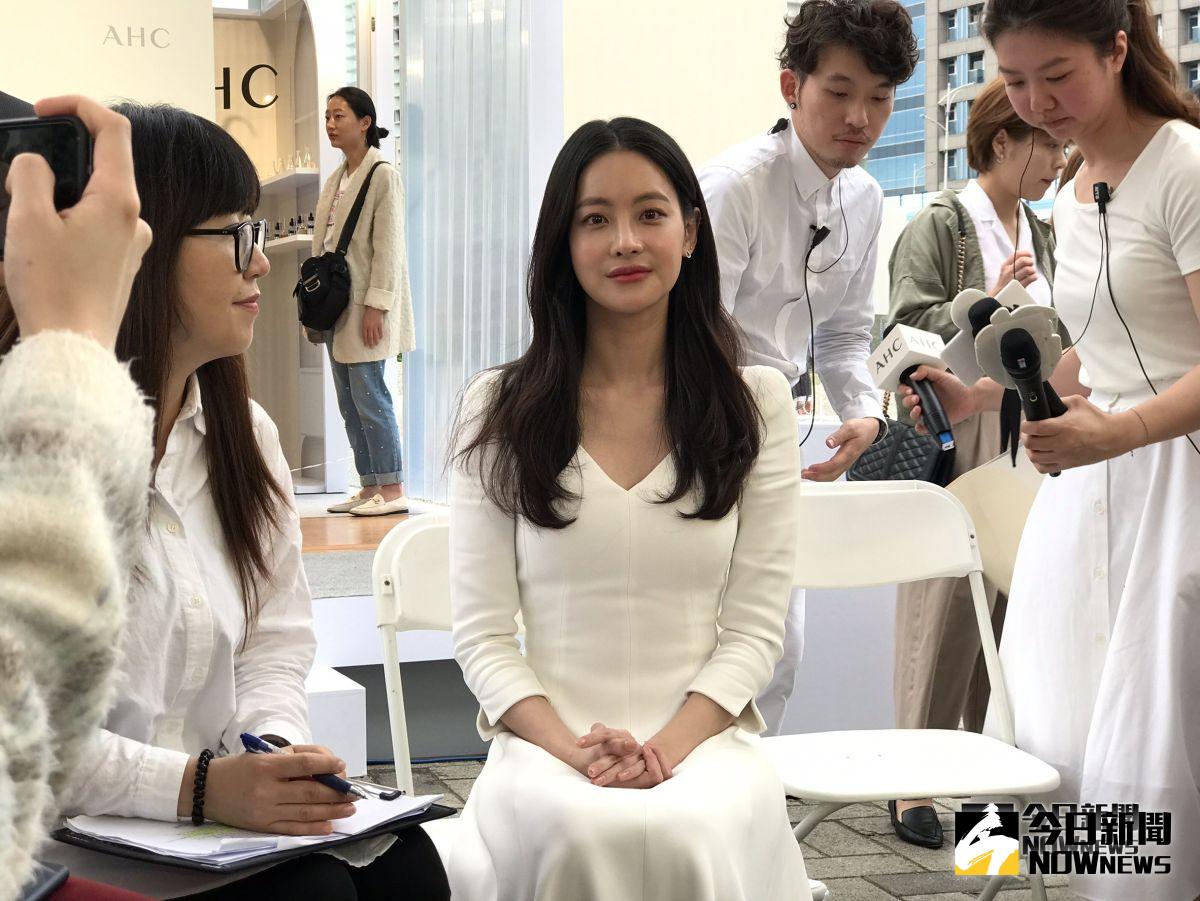 ▲吳漣序透露喜歡言承旭
。（圖／記者陳雅蘭攝）