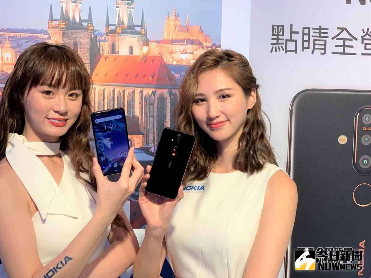 ▲HMD Global 今（2）日在台發表NOKIA首款採用螢幕挖孔設計的「點睛」全螢幕手機 Nokia X71。（圖／記者劉士成攝）