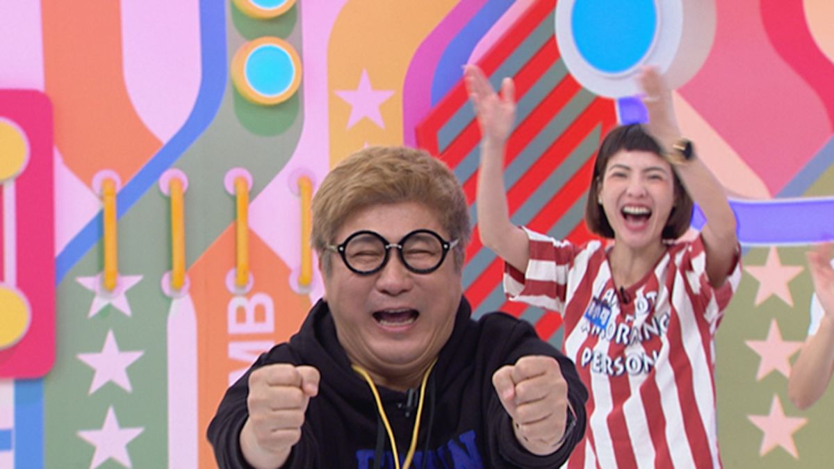 ▲《歡樂智多星》新單元「注音聯想王」胡瓜親自上陣答題，胡瓜搶答成功好開心。（圖／衛視中文台提供）