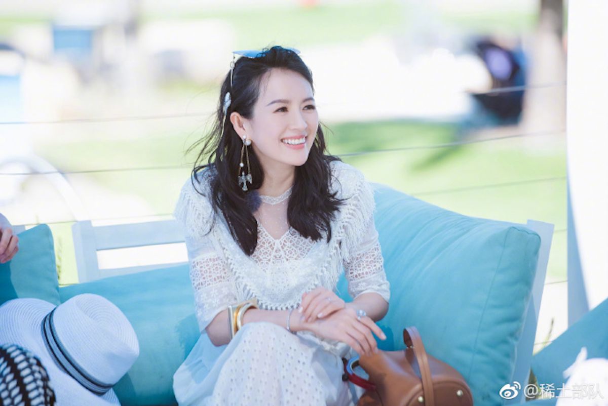 ▲章子怡2015年和老公汪峰結婚。（圖／翻攝章子怡微博）