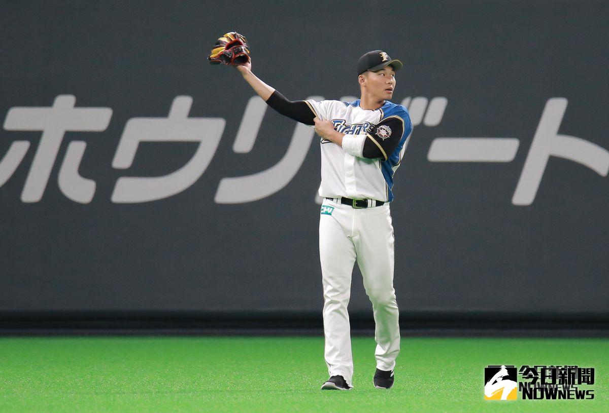 ▲日本火腿鬥士隊外野手王柏融。（圖／記者葉政勳攝 , 2019.03.30）