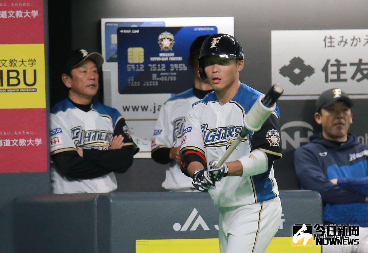 ▲日本火腿鬥士隊外野手王柏融。（圖／記者葉政勳攝 , 2019.03.30）