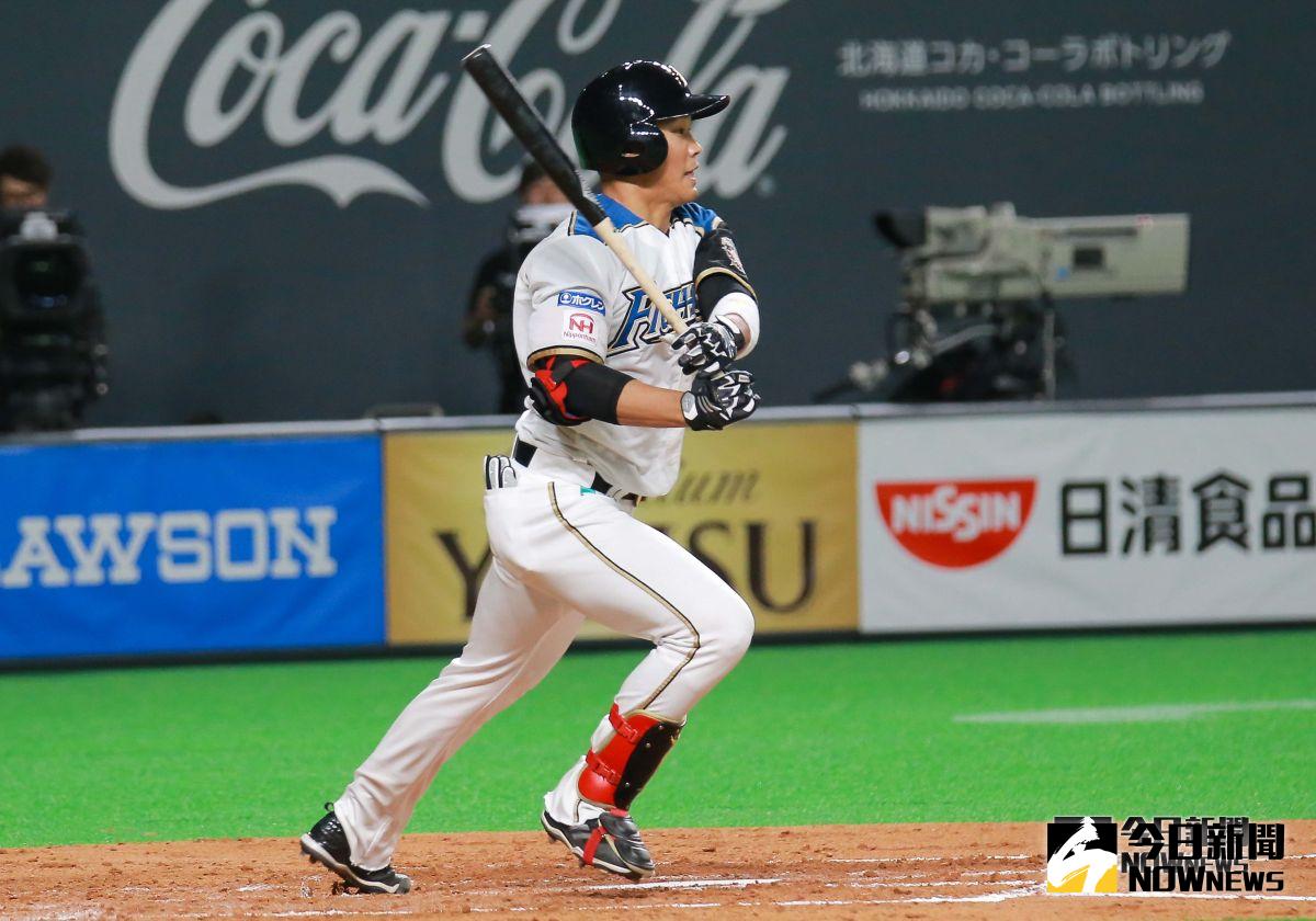 ▲日本火腿鬥士隊外野手王柏融。（圖／記者葉政勳攝 , 2019.03.30）