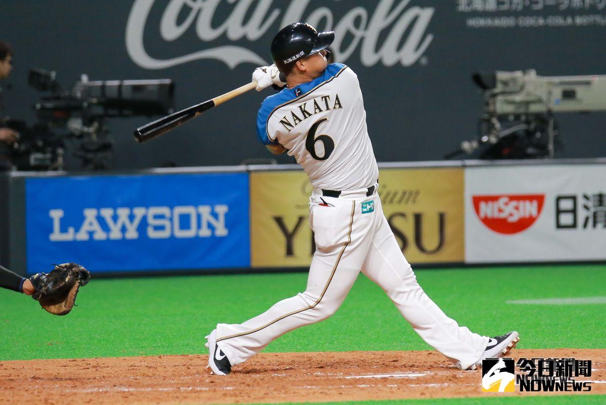  ▲日本火腿鬥士隊一壘手中田翔。（圖／記者葉政勳攝 , 2019.03.30）