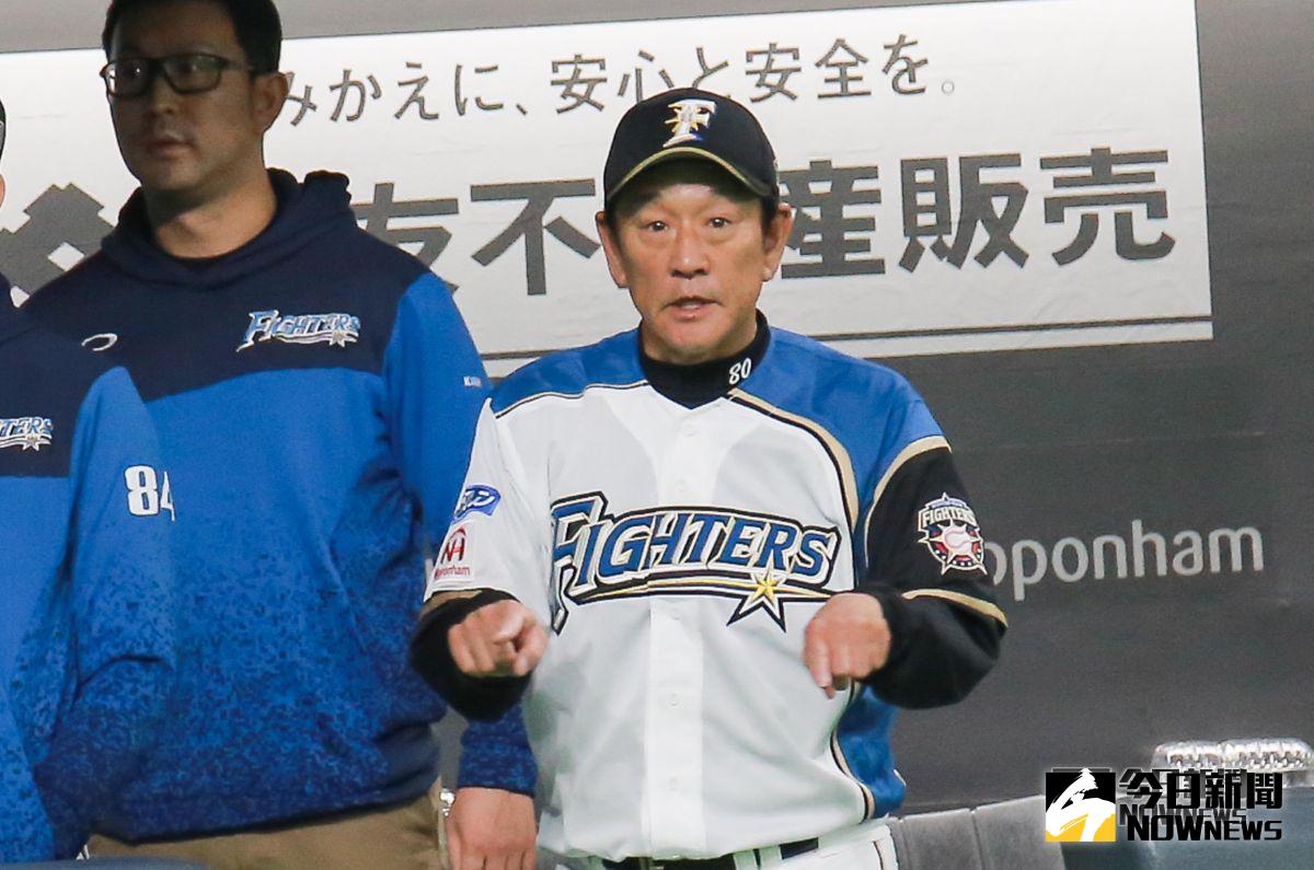  ▲日本火腿鬥士隊總教練栗山英樹。（圖／記者葉政勳攝 , 2019.03.30）