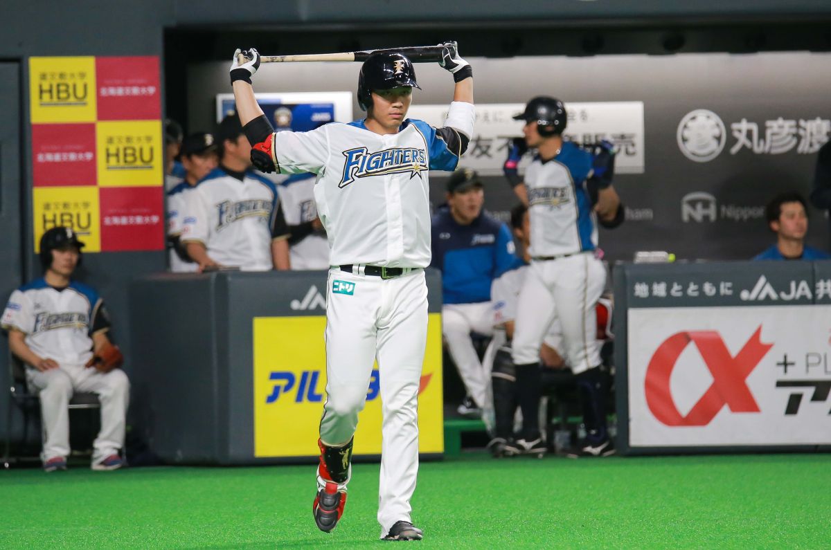 ▲ ▲北海道火腿鬥士隊外野手王柏融。（圖／記者葉政勳攝 , 2019.03.30）