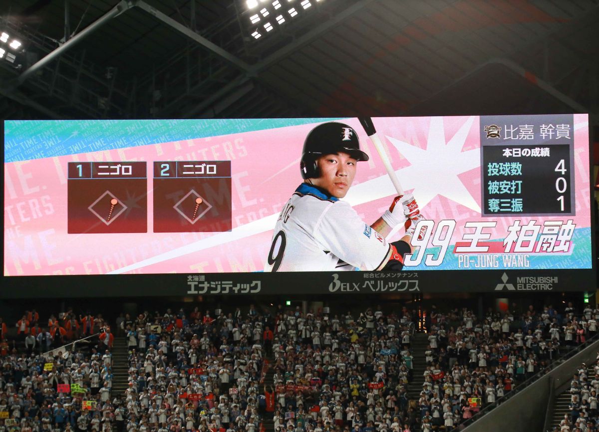  ▲北海道火腿鬥士隊外野手王柏融。（圖／記者葉政勳攝 , 2019.03.30）