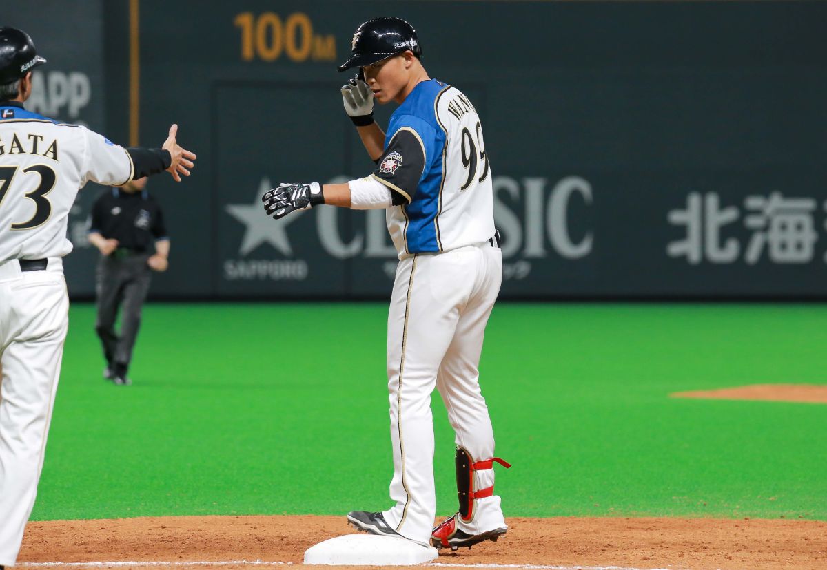  ▲北海道火腿鬥士隊外野手王柏融。（圖／記者葉政勳攝 , 2019.03.30）