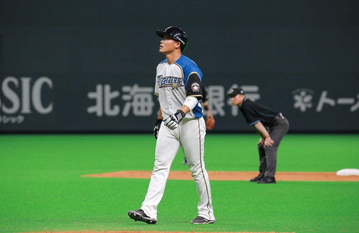  ▲北海道火腿鬥士隊外野手王柏融。（圖／記者葉政勳攝 , 2019.03.30）