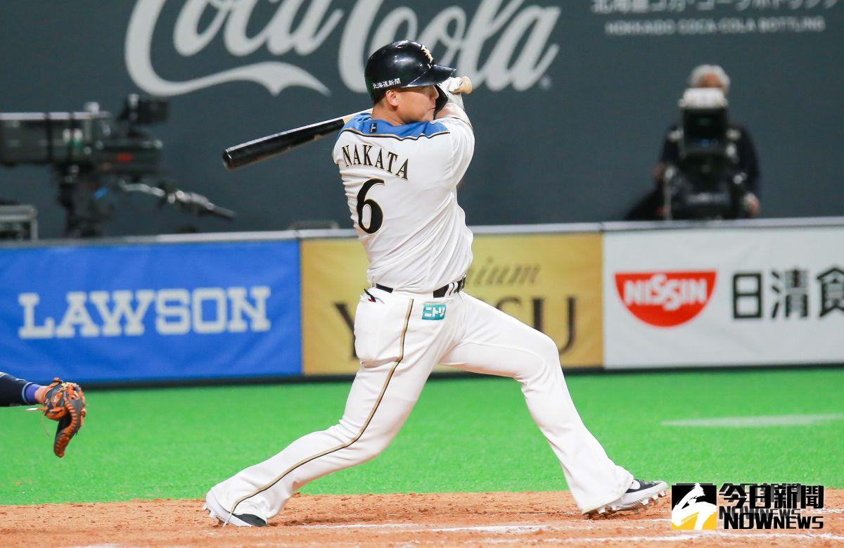 ▲ ▲日本火腿鬥士隊一壘手中田翔。（圖／記者葉政勳攝 , 2019.03.30）