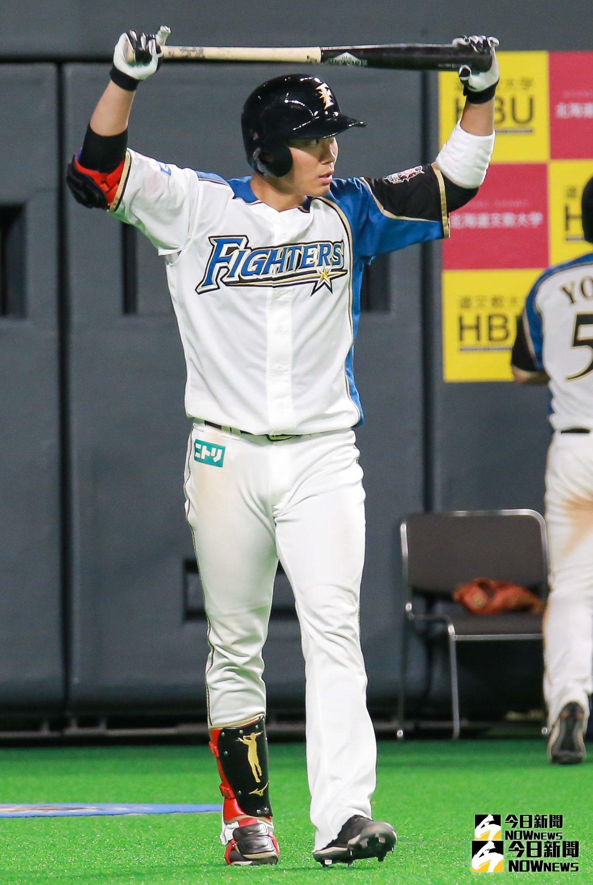  ▲日本火腿鬥士隊外野手王柏融。（圖／記者葉政勳攝 , 2019.03.30）