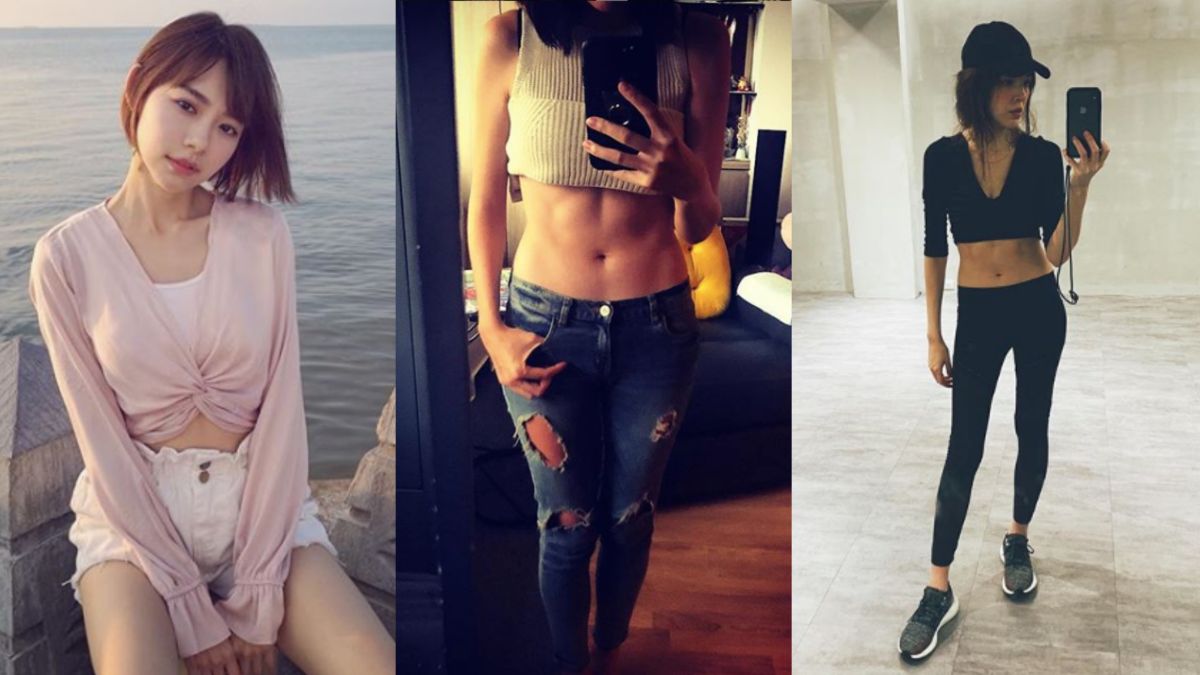 林明禎、許瑋甯有完美腹肌。（圖／翻攝自IG@anno8o7、minchen333)