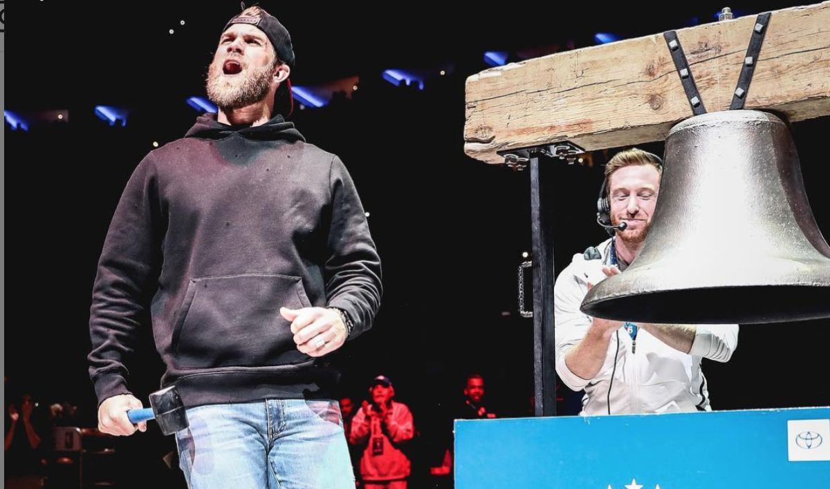 Bryce Harper觀賞NBA。（取自Bryce Harper IG)