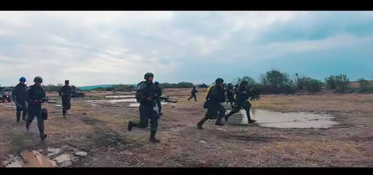 ▲不畏懼共軍挑釁，海軍司令部5日發布陸戰隊99旅聯勇操演演訓實況。（圖／翻攝自三軍聯合作戰訓練測考影片）