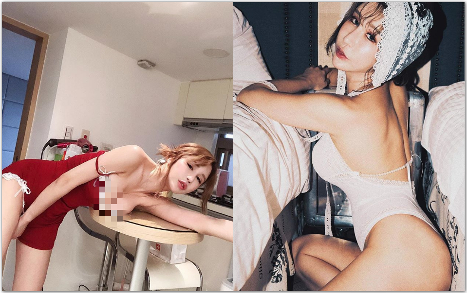 ▲辣模辛尤里近日推出「縛繩」系列性感寫真集，宣稱是挑戰極限的作品，且對待粉絲一點也不馬乎，將寫真集一本本拿起親吻、印上「害羞印記」。（圖／翻攝自辛尤里 IG ）