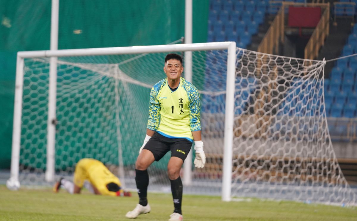 ▲107學年度UFA冠軍北市大，守門員段昍。（圖／鍾東穎攝,2019.04.07）