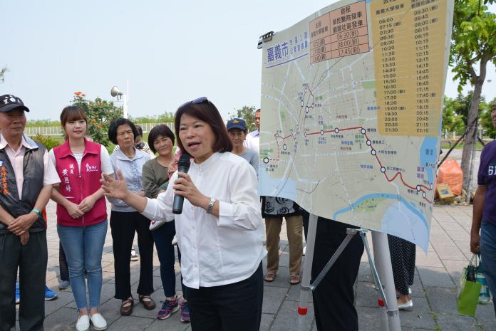 提供便捷通運 嘉義市區1路公車增班延駛劉厝社區