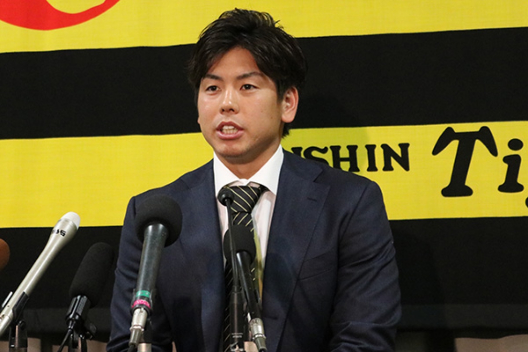梅野隆太郎。（圖／取自阪神官網）