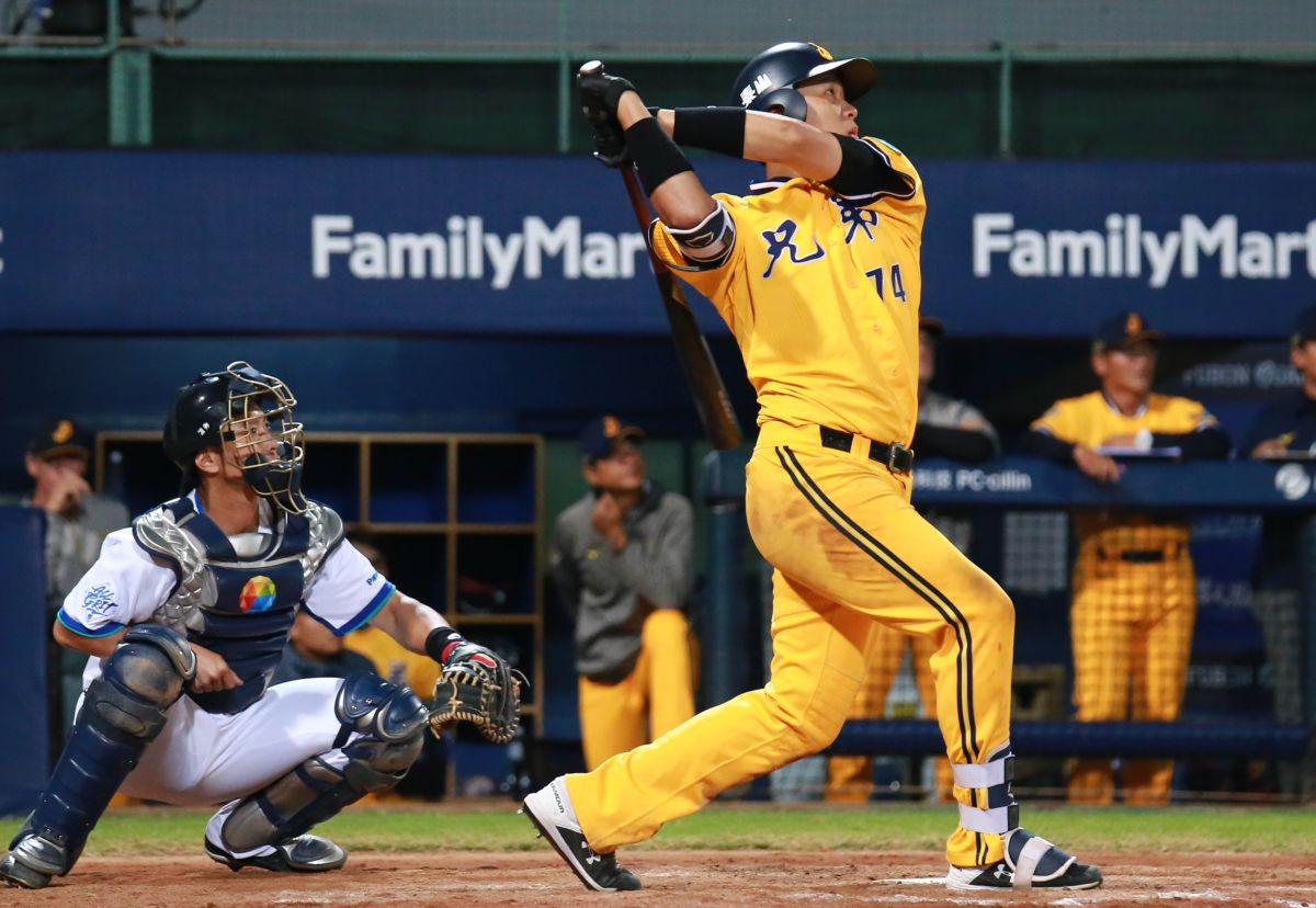 ▲中信兄弟內野手許基宏。（圖／記者葉政勳攝 , 2019.04.10）