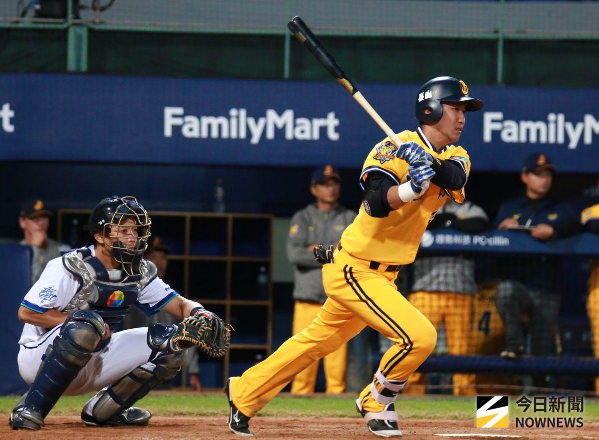 ▲中信兄弟外野手林書逸。（圖／記者葉政勳攝 , 2019.04.10）