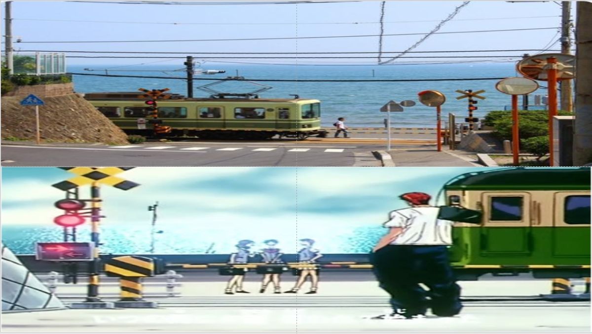 ▲鐮倉高校前站。（圖／截自推特）