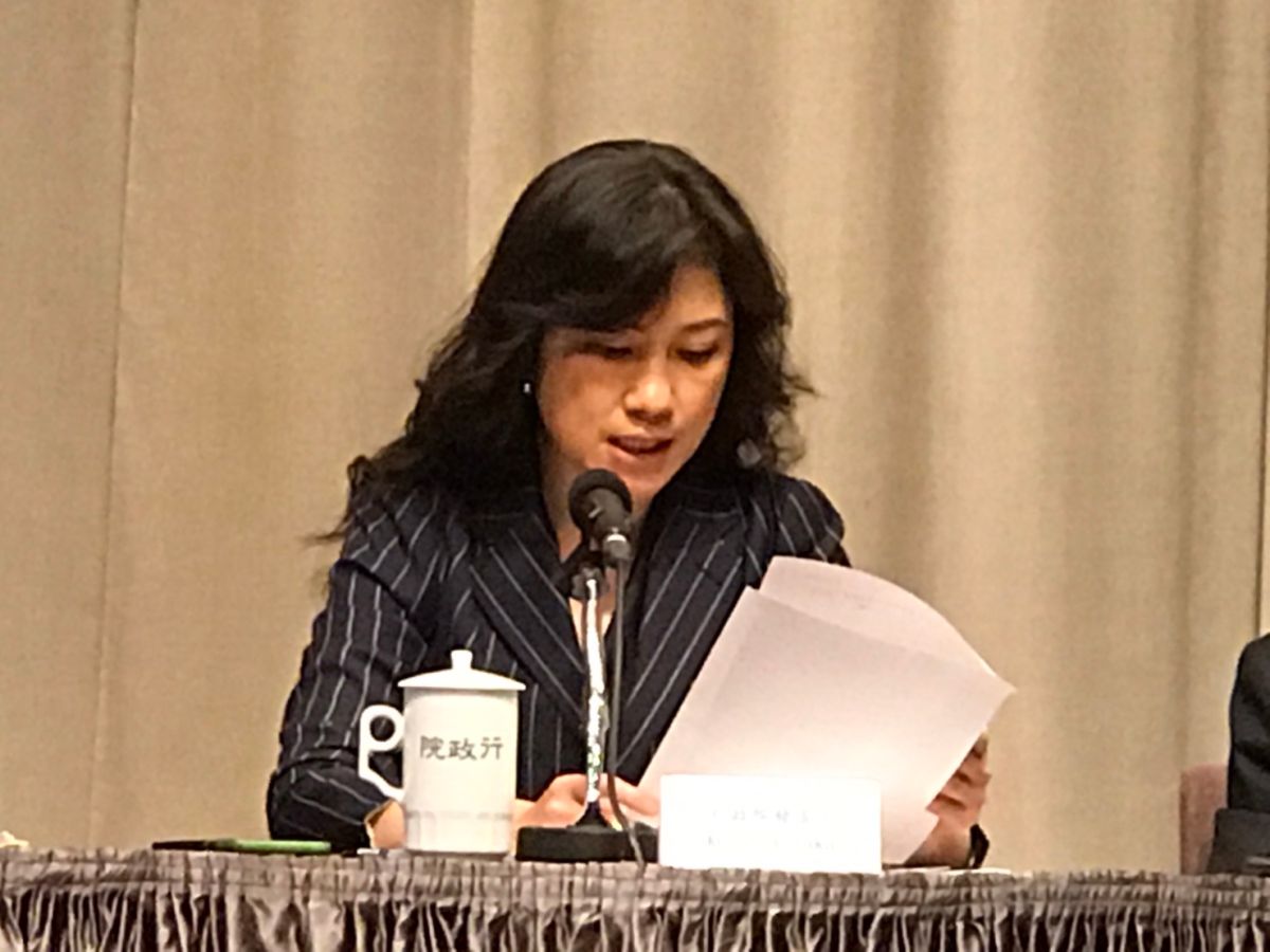 鼓吹武統台灣的大陸學者李毅應邀來台演講，引發高度關切，行政院發言人Kolas Yotaka11日表示，行政院長蘇貞昌認為，李毅來台有違反國安之虞，已指示移民署及陸委會查辦。（圖／記者林人芳攝，2019,04,11)