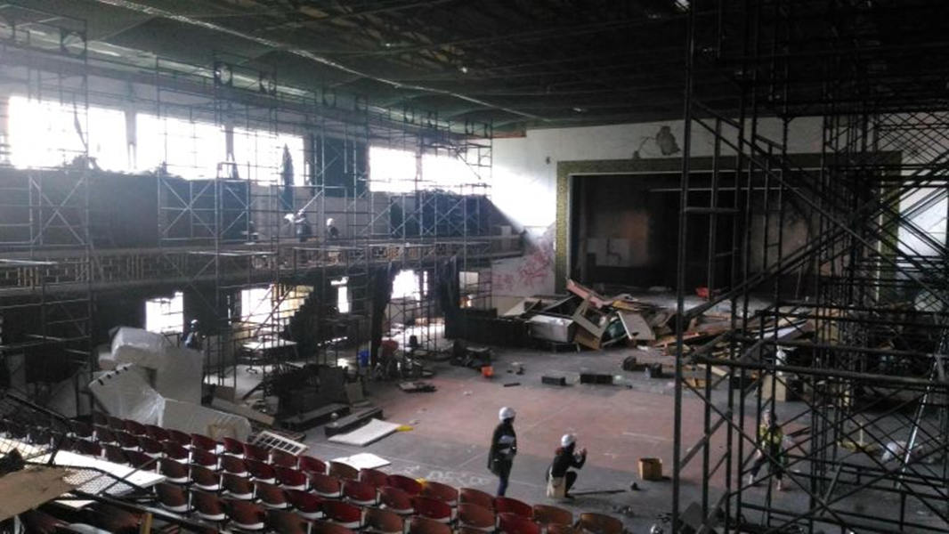 鹿鳴堂內部劇場現況（初聲／劉彥良攝）