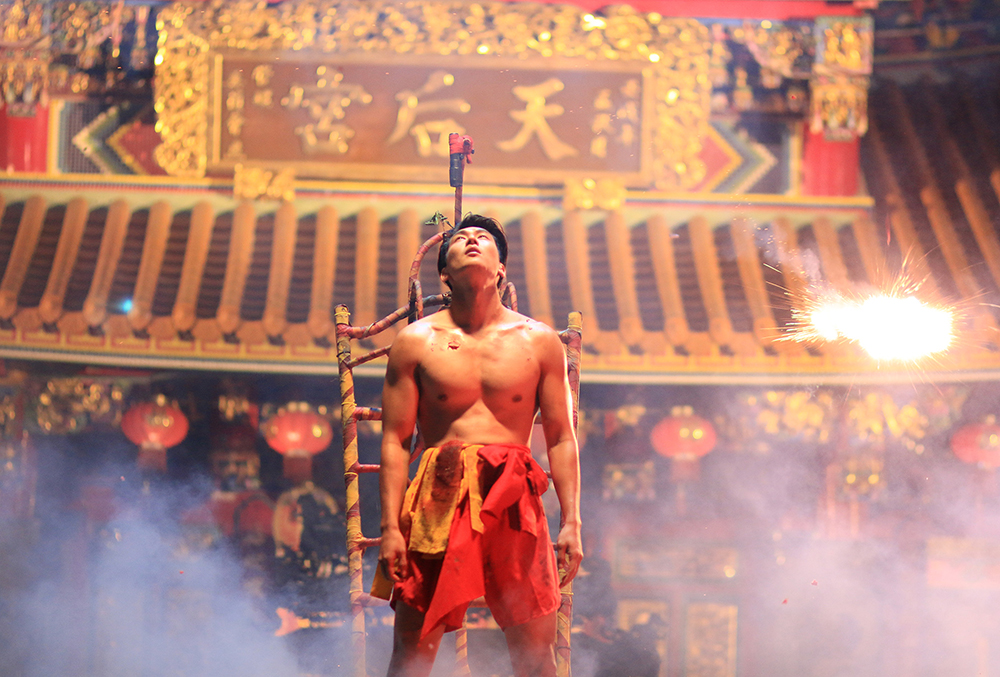 ▲邵翔裸身炸寒單。（圖／海樂）