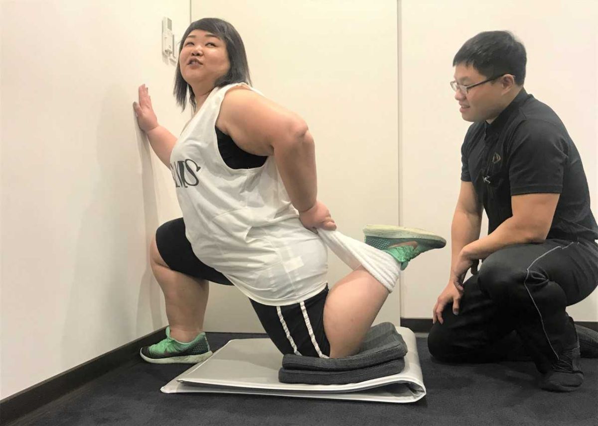 ▲廖慧珍積極減重中。（圖／艾迪昇）