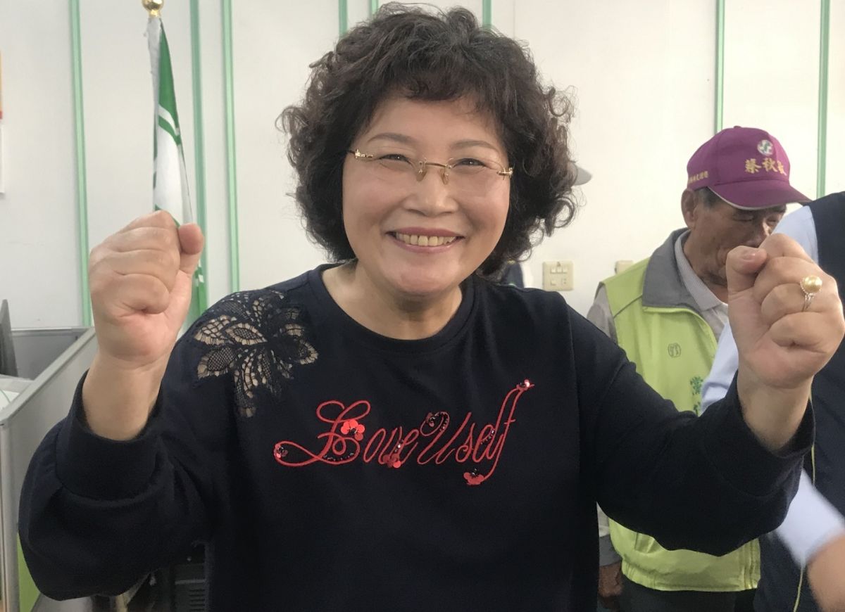 ▲民進黨雲林縣海線立委初選參選人蔡秋敏，堅持立委初選參選到底。（圖／記者蘇榮泉攝，2019.04.13）
