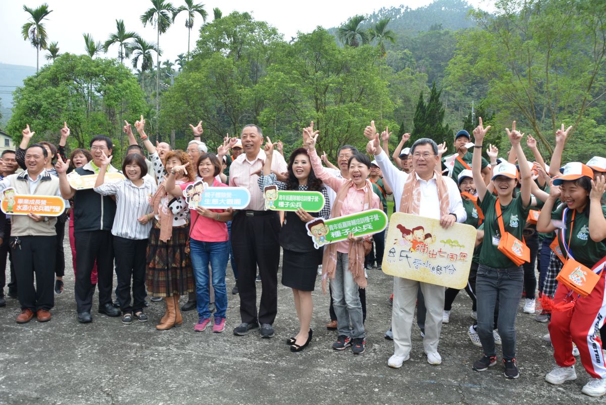 ▲埔出水緣份營隊活動以「埔出七週年 紙愛水緣份」為主軸。（圖／記者郭政隆攝影2019.4.13）