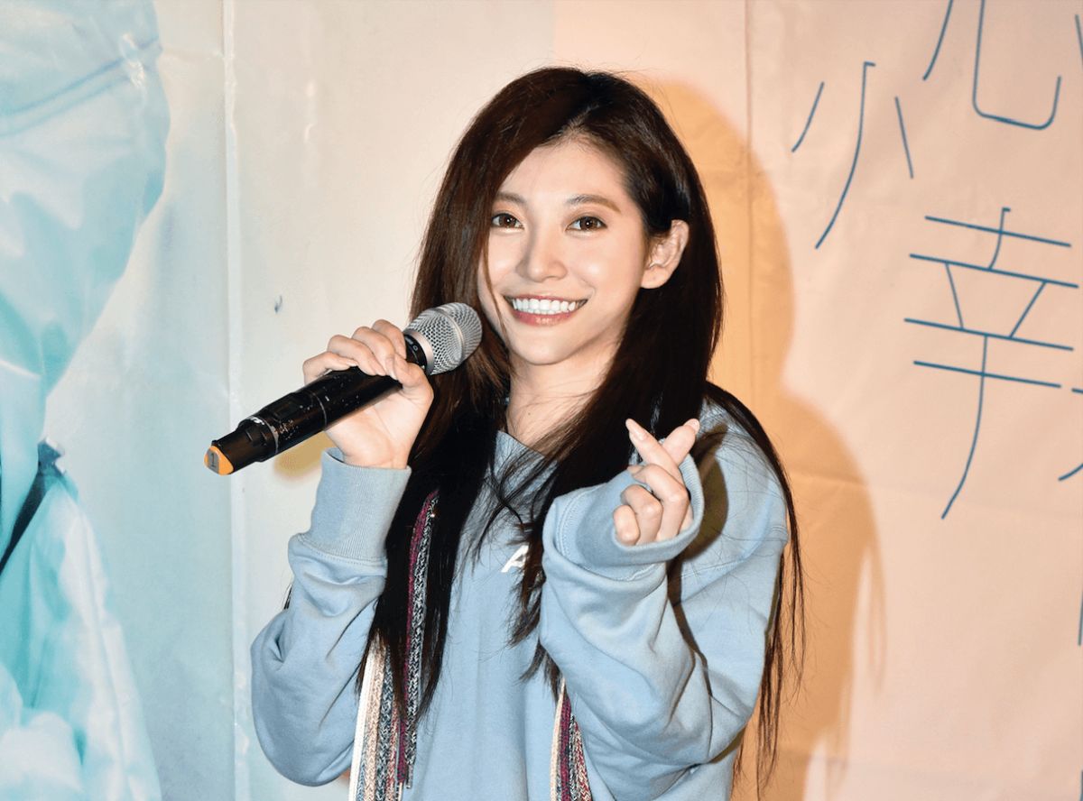 ▲「國民女友」祈錦鈅舉辦「比心小幸福 簽唱會」。（圖／WEBTVASIA  TAIWAN提供）
