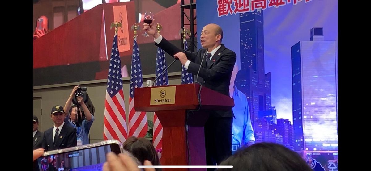 ▲韓國瑜訪美。 (圖/記者吳承翰攝)