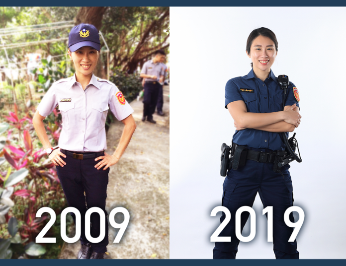▲警察新服將於4月18日全面換裝，圖右為新女警制服樣式。（圖／翻攝自臉書NPA 署長室）