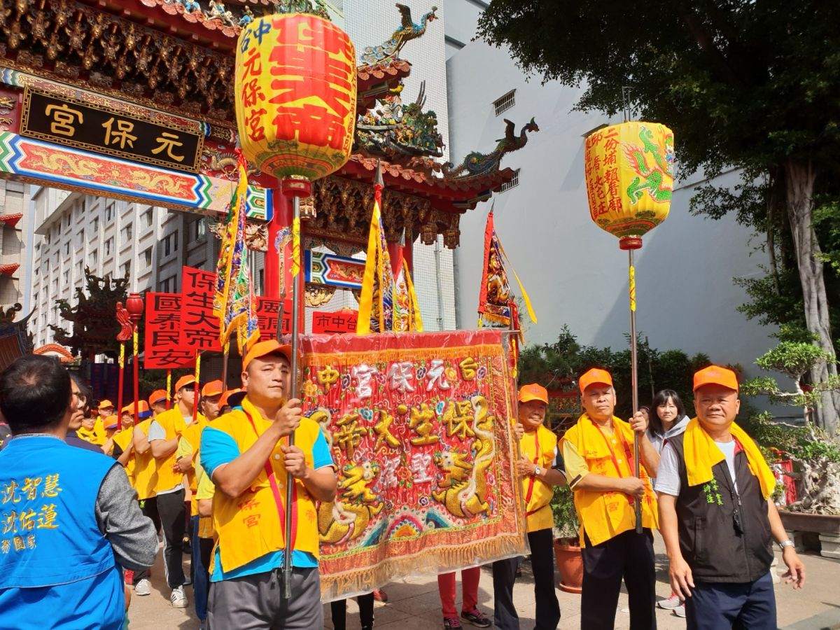 ▲台中市已有200多年歷史的元保宮，主祀保生大帝，今天起展開為期6天遶境祈福行程。（圖／金武鳳攝，2019.4.14)