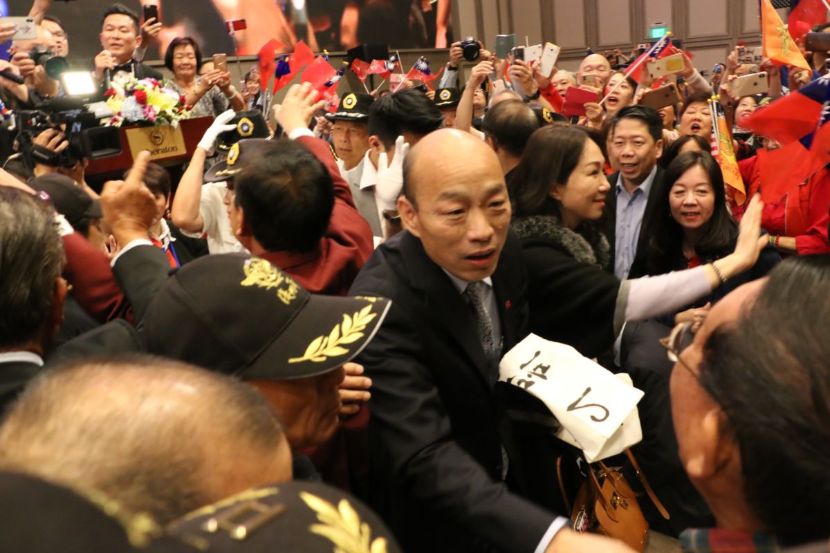 ▲不管在美國或在台灣，韓國瑜身邊不乏勸進選總統的聲浪。（圖／高雄市府提供）