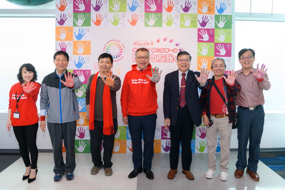 ▲台灣武田與國內血友病相關組織一起攜手為血友加油。(圖／資料照片)