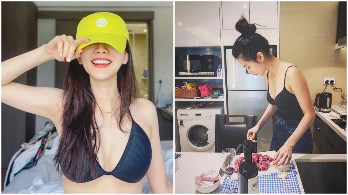 ▲曾之喬曬比基尼辣照，好身材展露無遺。（圖／曾之喬臉書）