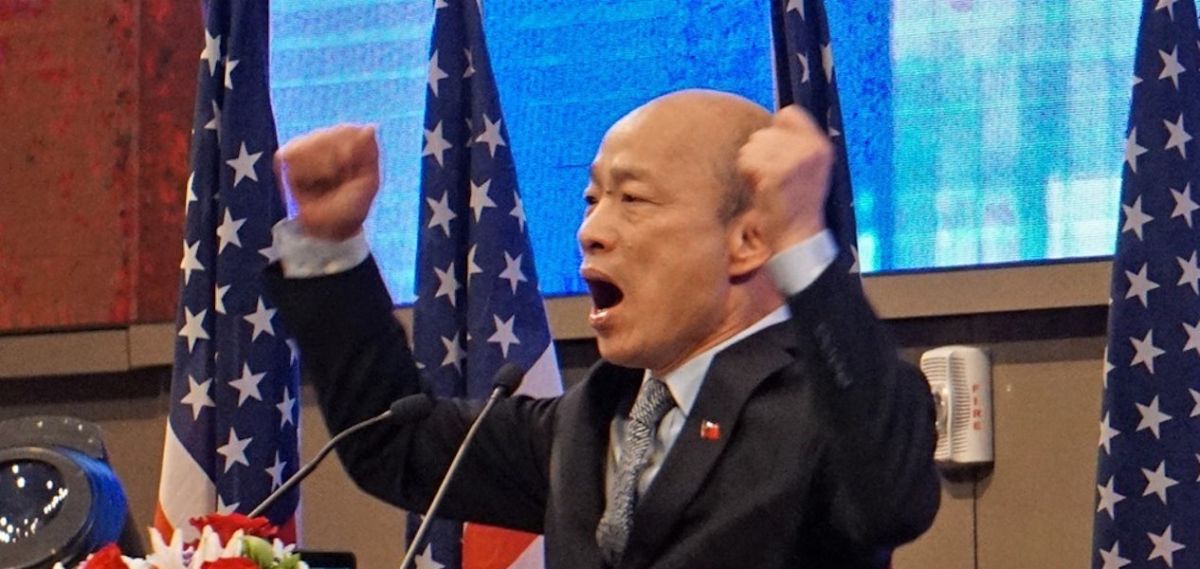 ▲高雄市長韓國瑜訪美，於美西時間 15 日上午前往加州史丹佛大學與學生座談，其演講題目為「我的高雄之路：重塑台灣政黨政治和重視公僕在現代民主中的角色」。（圖／中央社資料圖片）