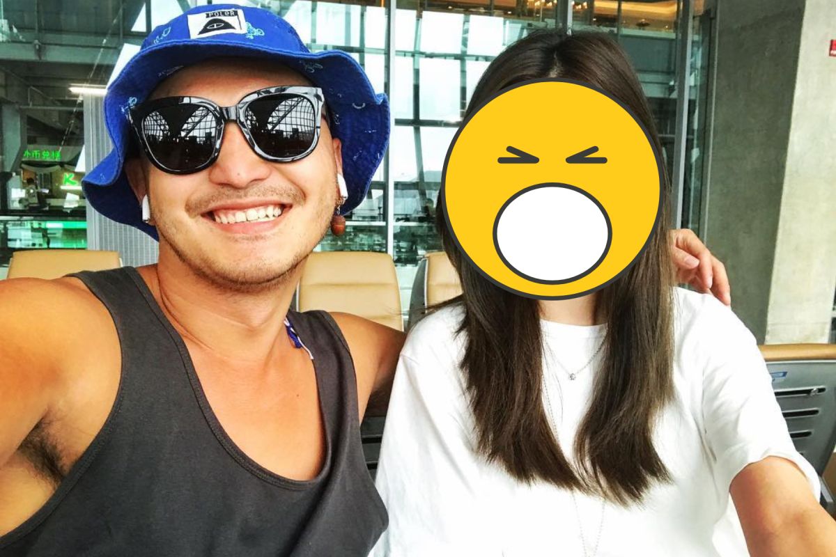 ▲KID（左）入伍，女神發文祝福。（圖／臉書）