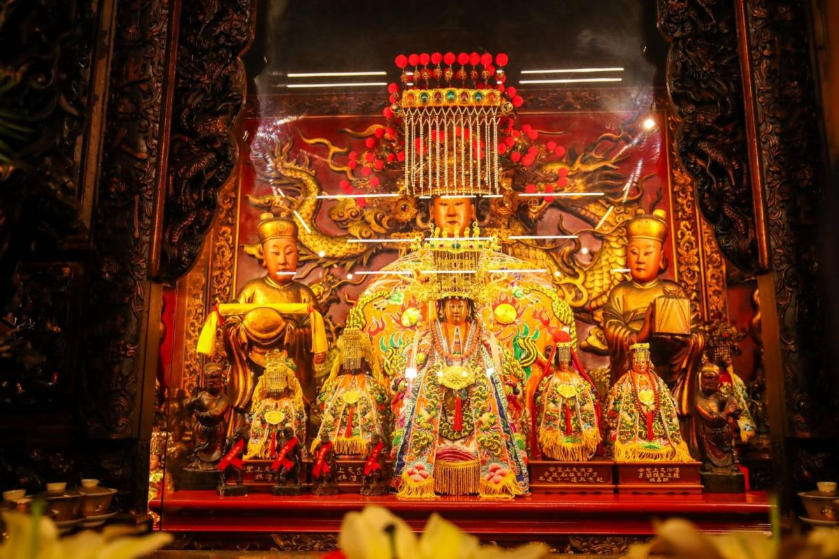 ▲農曆3月23日是媽祖生日，2025媽祖生日剛好遇上24節氣中的「穀雨」，也是西方復活節。圖為大甲媽祖。（圖／NOWnews資料照）