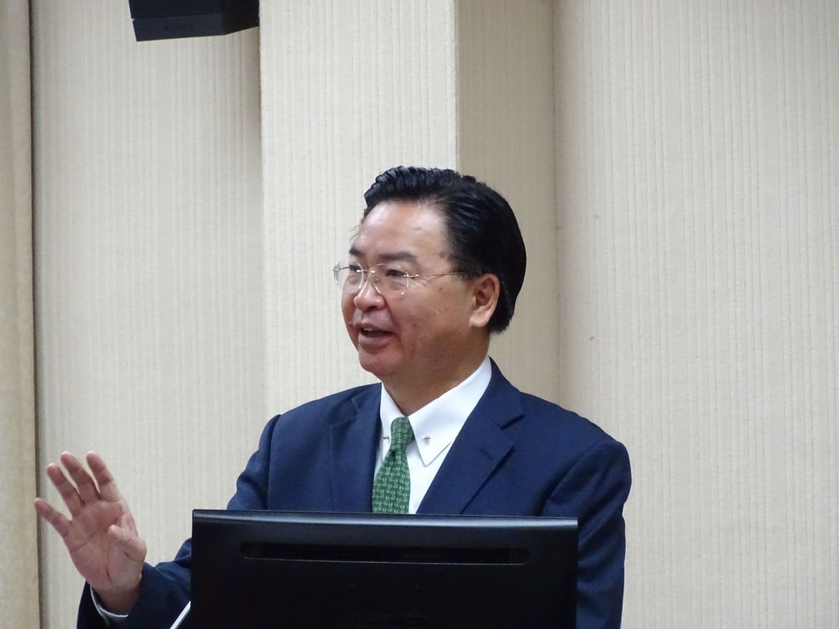 ▲外交部長吳釗燮（圖／記者呂炯昌攝, 2019.4.17）