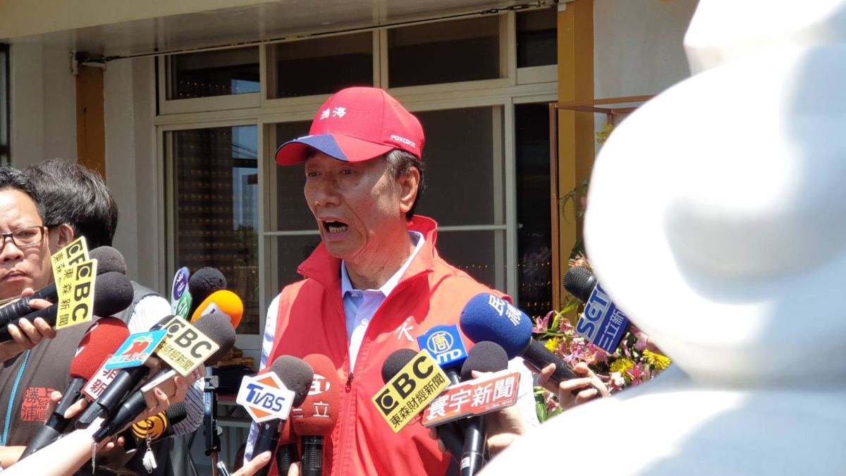 ▲鴻海董事長郭台銘參選2020總統大選熱議不斷。(圖／記者許家禎攝，2019.4.17)